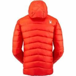 Spyder Men's Timeless Hoodie Down Jacket - 2021 Model -Blenders Shop 191210620 timeless hoodie dwn jckt volcback