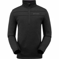 Spyder Men's Encore Half Zip Fleece Jacket -Blenders Shop 191252001 encore halfz flc blk