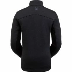 Spyder Men's Encore Half Zip Fleece Jacket -Blenders Shop 191252001 encore halfz flc blkback