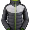 Spyder Men's Timeless Hoodie Down Jacket - 2021 Model -Blenders Shop fw2021 spyder menstimelesshoodiedownjacket ebony