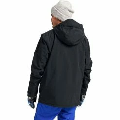 Burton Men's Peasy Jacket -Blenders Shop fw22 peasyjacket black back