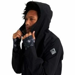 Burton Men's Quick Commute Jacket -Blenders Shop fw22 quickcommute jacket black hood