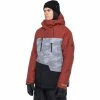 686 Men's GEO Insulated Jacket 2 686 Men's GEO Insulated Jacket -Blenders Shop fw23 686 mensgeoinsulatedjacket brickredcolorblock 1
