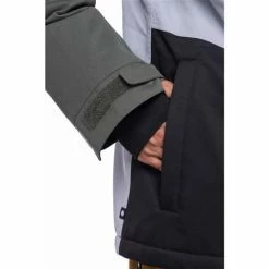 686 Men's GEO Insulated Jacket -Blenders Shop fw23 686 mensgeoinsulatedjacket goblingreencolorblock 13