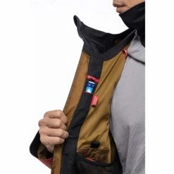 686 Men's GTX Hydrastash Sync Jacket -Blenders Shop fw23 686 mensgtxhydrastashsyncjacket brickredcolorblock 13