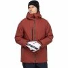 686 Men's Hydra Stash Reserve Insulated Jacket -Blenders Shop fw23 686 menshydrastashreserceinsulatedjacket blackredheather 1