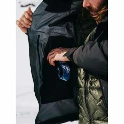 Burton Men's [ak] GORE-TEX 3L PRO Tusk Jacket -Blenders Shop fw23 burton mensakgoretex3lprotuskjacket trueblack 4