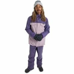 Burton Men's Covert 2L Jacket -Blenders Shop fw23 burton menscovert2ljacket elderberryviolethalo 3