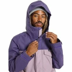 Burton Men's Covert 2L Jacket -Blenders Shop fw23 burton menscovert2ljacket elderberryviolethalo 4