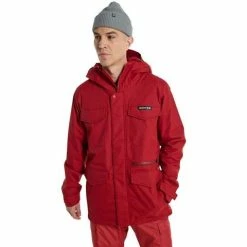 Burton Men's Covert 2L Jacket -Blenders Shop fw23 burton menscovert2ljacket sundriedtomato 1