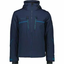 Obermeyer Men's Charger Jacket -Blenders Shop fw23 obermeyer menschargerjacket admiral 5