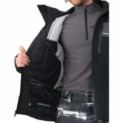 Obermeyer Men's Charger Jacket -Blenders Shop fw23 obermeyer menschargerjacket black 3