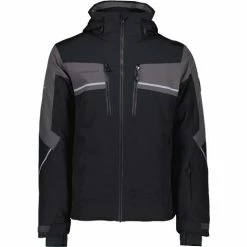 Obermeyer Men's Charger Jacket -Blenders Shop fw23 obermeyer menschargerjacket black 5