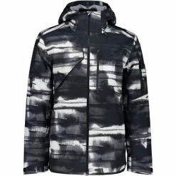 Obermeyer Men's Foraker Shell Jacket -Blenders Shop fw23 obermeyer mensforakershelljacket blackout 5