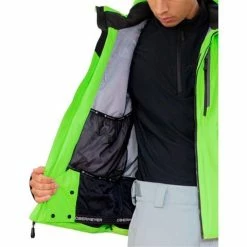 Obermeyer Men's Foundation Jacket 39 Obermeyer Men's Foundation Jacket -Blenders Shop fw23 obermeyer mensfoundationjacket wasabi 3