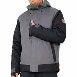 Obermeyer Men's Grommet Jacket 33 Obermeyer Men's Grommet Jacket -Blenders Shop fw23 obermeyer mensgrommetjacket coal 4