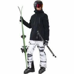 Obermeyer Men's Highlands Shell Jacket -Blenders Shop fw23 obermeyer menshighlandsshelljacket black 4