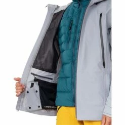 Obermeyer Men's Highlands Shell Jacket -Blenders Shop fw23 obermeyer menshighlandsshelljacket shale 3