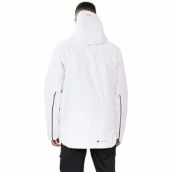 Obermeyer Men's Highlands Shell Jacket -Blenders Shop fw23 obermeyer menshighlandsshelljacket white 2