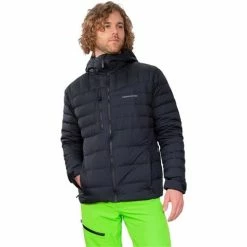 Obermeyer Men's Klaus Down Hoody -Blenders Shop fw23 obermeyer mensklausdownhoody black 1