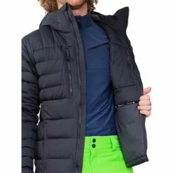 Obermeyer Men's Klaus Down Hoody -Blenders Shop fw23 obermeyer mensklausdownhoody black 4