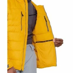 Obermeyer Men's Klaus Down Hoody -Blenders Shop fw23 obermeyer mensklausdownhoody goldenhour 5