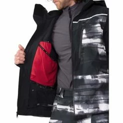 Obermeyer Men's Kodiak Jacket -Blenders Shop fw23 obermeyer menskodiakjacket blackout 3