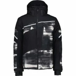 Obermeyer Men's Kodiak Jacket -Blenders Shop fw23 obermeyer menskodiakjacket blackout 5