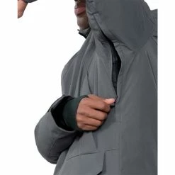 Obermeyer Men's Ridgeline Jkt W/ Faux Fur 20 Obermeyer Men's Ridgeline Jkt W/ Faux Fur -Blenders Shop fw23 obermeyer mensridgelinejacketwithfauxfur coal 4