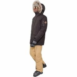 Obermeyer Men's Ridgeline Jkt W/ Faux Fur 26 Obermeyer Men's Ridgeline Jkt W/ Faux Fur -Blenders Shop fw23 obermeyer mensridgelinejacketwithfauxfur leather 3
