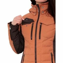 Obermeyer Women's Devon Down Jacket -Blenders Shop fw23 obermeyer womensdevondownjacket coppershimmer 4