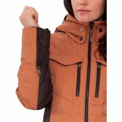 Obermeyer Women's Devon Down Jacket -Blenders Shop fw23 obermeyer womensdevondownjacket coppershimmer 5