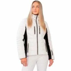 Obermeyer Women's Devon Down Jacket -Blenders Shop fw23 obermeyer womensdevondownjacket white 1
