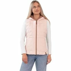 Obermeyer Women's Zoe Reversible Down Vest -Blenders Shop fw23 obermeyer womenszoereversibledownvest cactusbloom