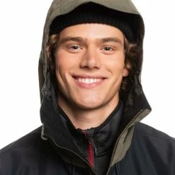 Quiksilver Men's Fairbanks Jacket -Blenders Shop fw23 quiksilver mensfairbanksjacket grapeleaf 5