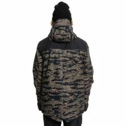 Quiksilver Men's Fairbanks Jacket -Blenders Shop fw23 quiksilver mensfairbanksjacket grapeleaftigercamo 2