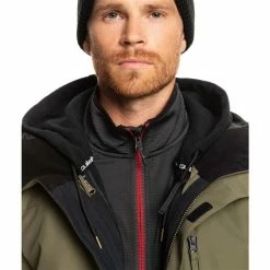 Quiksilver Men's Mission 3-in-1 Jacket -Blenders Shop fw23 quiksilver mensmission3in1jacket grapeleaf 5