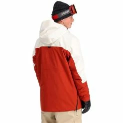 Spyder Men's All Out Anorak -Blenders Shop fw23 spyder mensalloutanorak rooibostea 2