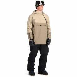 Spyder Men's All Out Anorak -Blenders Shop fw23 spyder mensalloutanorak timberwolf 3