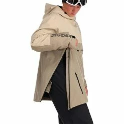 Spyder Men's All Out Anorak -Blenders Shop fw23 spyder mensalloutanorak timberwolf 4