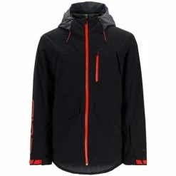 Spyder Men's Anthem GTX Insulated Jacket -Blenders Shop fw23 spyder mensanthemgtxinsulatedjacket blackvolcano 4