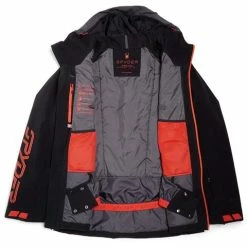 Spyder Men's Anthem GTX Insulated Jacket -Blenders Shop fw23 spyder mensanthemgtxinsulatedjacket blackvolcano 5