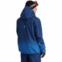 Spyder Men's Anthem GTX Insulated Jacket -Blenders Shop fw23 spyder mensanthemgtxinsulatedjacket fadedgeocollegiate 2