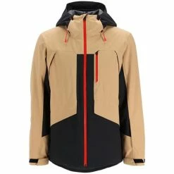 Spyder Men's Anthem GTX Insulated Jacket -Blenders Shop fw23 spyder mensanthemgtxinsulatedjacket tanninblack 4