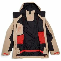 Spyder Men's Avid Jacket -Blenders Shop fw23 spyder mensavidjacket tanninblack 5