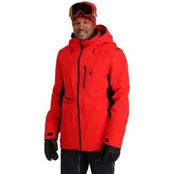 Spyder Men's Avid Jacket -Blenders Shop fw23 spyder mensavidjacket volcanoblack 1