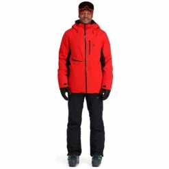 Spyder Men's Avid Jacket -Blenders Shop fw23 spyder mensavidjacket volcanoblack 3