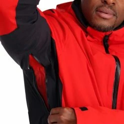 Spyder Men's Avid Jacket -Blenders Shop fw23 spyder mensavidjacket volcanoblack 4