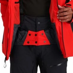 Spyder Men's Avid Jacket -Blenders Shop fw23 spyder mensavidjacket volcanoblack 5