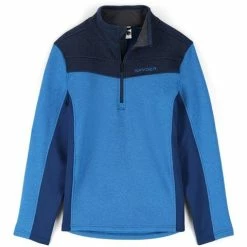 Spyder Men's Encore Half Zip Fleece Jacket -Blenders Shop fw23 spyder mensencorehalfzipfleecejacket collegiate 1